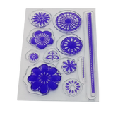 Floral Silicone Clear Stamps