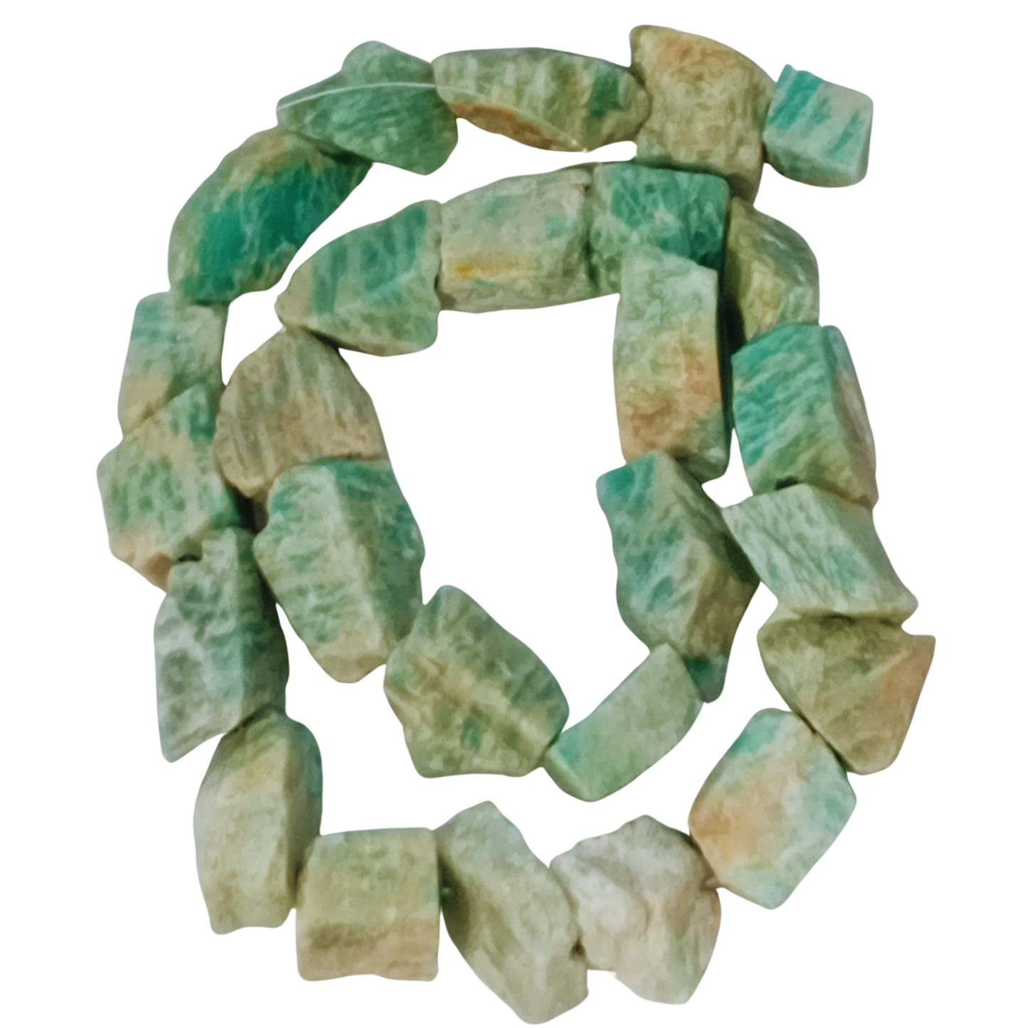 String Of Rough Amazonite  Chip Beads Only 1 in Stock!