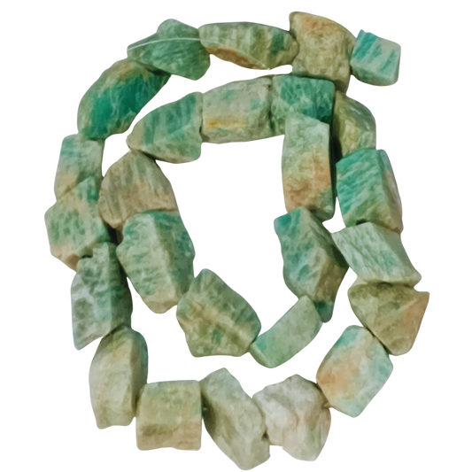 String Of Rough Amazonite  Chip Beads Only 1 in Stock!
