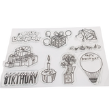 Birthday Silicone Clear Stamps