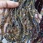 Gold Dual Colour Crystal Glass Beads Approx 94 beads