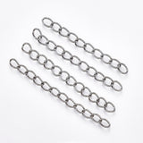 10pc Gunmetal Black Extension Chain
