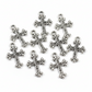 10pc Small Silver Cross Charm Pendants