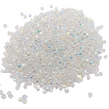 15g 2mm White AB Glass Seed Beads