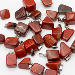 Red Jasper Nugget Pendant with Bail