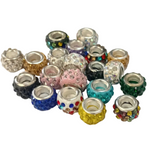 20pc Mix Of European Rhinestone Beads