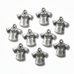 10pc Silver Softball Jersey Shirt Charms