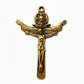 10pc Dark Gold God & Jesus Cross Pendants