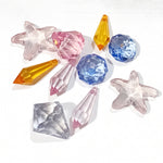 10pc Mixed Acrylic Beads