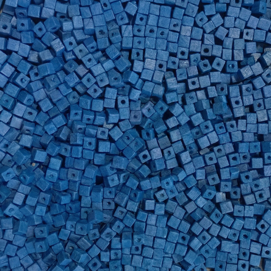CLEARANCE! Large Bag Of Blue Sq. Beads
