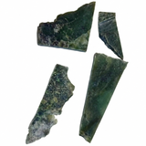 100g NZ Raw Green Stone Off Cuts