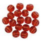 9mm Red Glass Nugget Beads