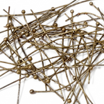 50pc 4cm Bronze Ball Head Pins