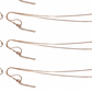 Long Rose Gold Snake Necklace Chain