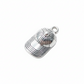 10pc Silver Baseball Hat Charms
