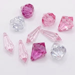 10pc Mixed Acrylic Beads
