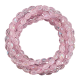 10mm Pink Glass Nugget Beads