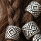 10pc Silver Spacer Beads