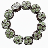1pc Patterned Lampwork Bead