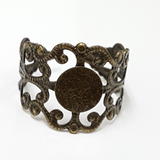 Bronze Filigree Adjustable Ring