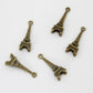 10pc Bronze Eiffel Tower Charms