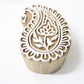 Paisley Hand Carved Wooden Block Stamp