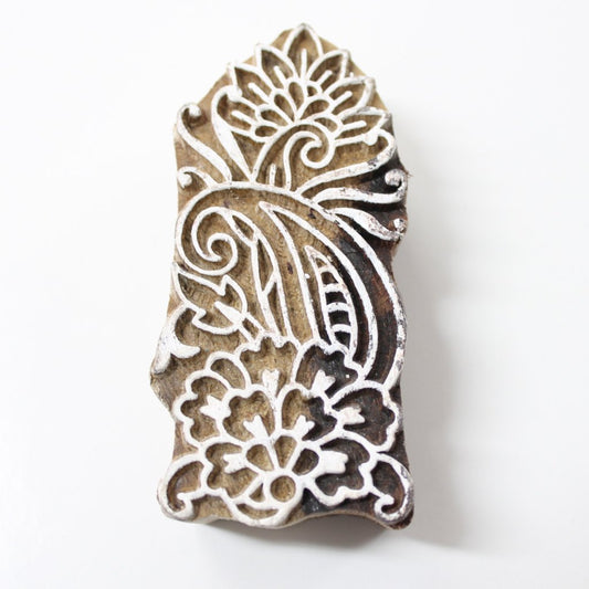 LAST 1! Hand Carved Wooden Block Stamp