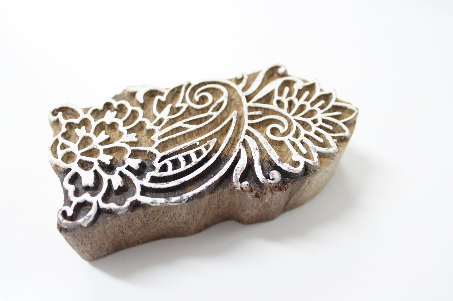 LAST 1! Hand Carved Wooden Block Stamp
