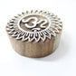 Om Hand Carved Indian Block Stamp