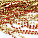 Light Siam Preciosa Rhinestone Chain ss8