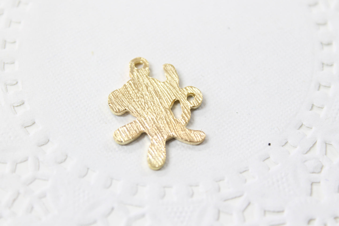 4pc Blue Enamel Monkey Charms
