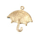 4pc Colourful Umbrella Enamel Charms