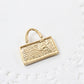 4pc Yellow Enamel Hand Bag Charms