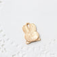 4pc White Bunny Enamel Charms