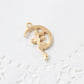 4pc Gold Fairy Enamel Charms