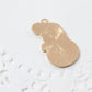 4pc Christmas Snowman Enamel Charms