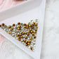 100pc Vintage Czech 3mm Rhinestones