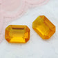 Vintage Plastic Point Back Octagons