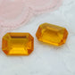 Vintage Plastic Point Back Octagons