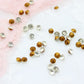 100pc Vintage Czech 3mm Rhinestones