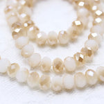 Two Toned Crystal Rondelles Approx 100 Beads