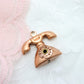 Vintage Copper Telephone Charm