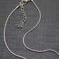 Platinum Silver Snake Chain Necklace