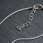 Platinum Silver Snake Chain Necklace