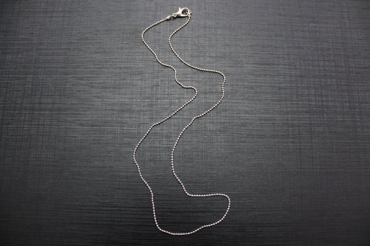 Silver Ball Chain Necklace