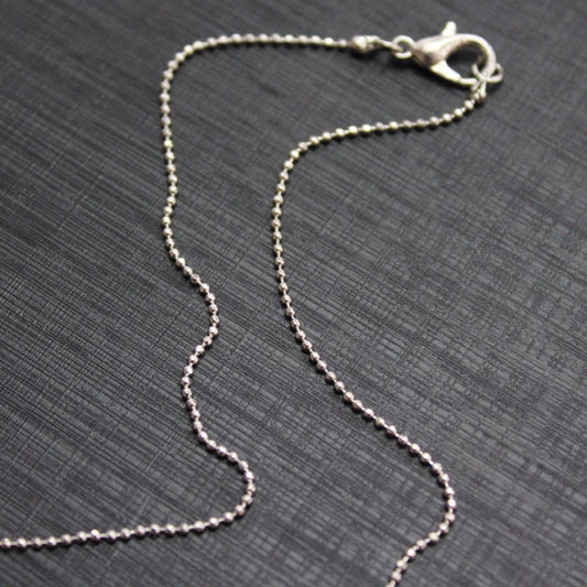 Silver Ball Chain Necklace