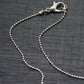 Silver Ball Chain Necklace