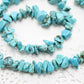 Medium Size Howlite Chip Bead Strand