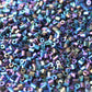 15g Two Cut Blue Iris Seed Beads