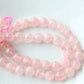 8mm Rose Quartz Bead Strand